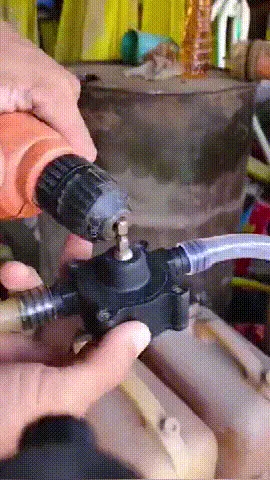 Hand Pump in Action