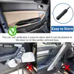 Foldable Car Umbrella Sunshade Cover UV Block - Image 6