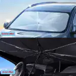 Foldable Car Umbrella Sunshade Cover UV Block - Image 2