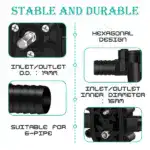 Hand Drill Pump Self-Priming Water Transfer Pump Portable