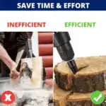 Hex Shank Firewood Drill Bit
