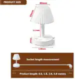Electric Socket Night Light Table Lamp - Image 3
