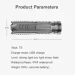 Multifunctional Rechargeable Flashlight - Image 5