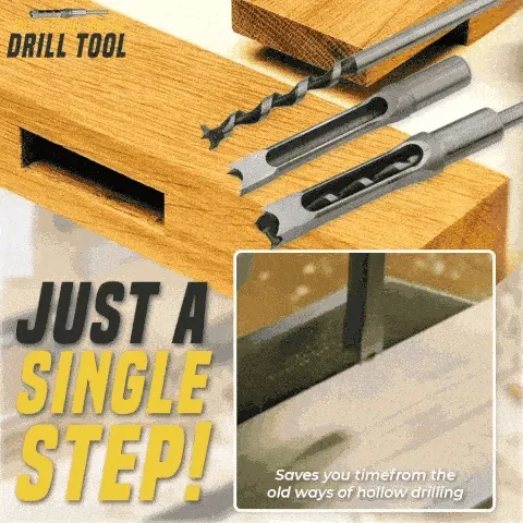 Drill Perfect Square Holes For Your Woodworking Projects!