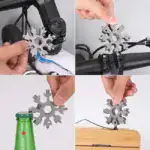 18 in 1 Multi-Purpose Snowflake Shaped Stainless Steel Screwdriver Tool U01