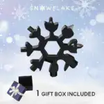 18 in 1 Multi-Purpose Snowflake Shaped Stainless Steel Screwdriver Tool U01