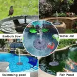 Innovative 2025 Solar Bird Bath Fountain Kit