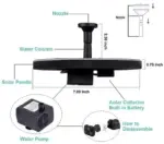 Innovative 2025 Solar Bird Bath Fountain Kit - Image 9