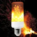 Dynamic Ember Glow Bulb with Motion Detection