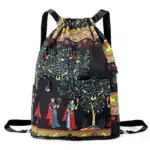 Drawstring Foldable Large Capacity Travel Sports Backpack - Image 7