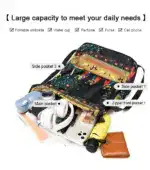 Drawstring Foldable Large Capacity Travel Sports Backpack - Image 4