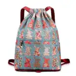 Drawstring Foldable Large Capacity Travel Sports Backpack - Image 8