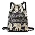 Drawstring Foldable Large Capacity Travel Sports Backpack - Image 9