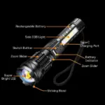 2025 New Upgraded A70 Tactical LED Flashlight - Image 11