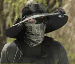 Wide Brim Solar Fan Outdoor Fishing Hat-Solar & USB Charging - Image 6