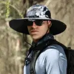 Wide Brim Solar Fan Outdoor Fishing Hat-Solar & USB Charging - Image 11