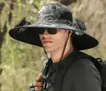 Wide Brim Solar Fan Outdoor Fishing Hat-Solar & USB Charging - Image 14