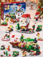 Holiday Countdown Calendar for Kids - Build & Play Christmas BlocksB - Image 4