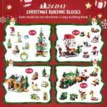 Holiday Countdown Calendar for Kids - Build & Play Christmas BlocksB - Image 9
