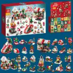 Holiday Countdown Calendar for Kids - Build & Play Christmas BlocksB - Image 2