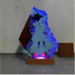 Underwater Diver and Manta Ray Resin Night Light - Image 7