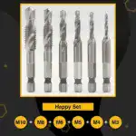 Thread Tap Drill Bits 6Pcs Set
