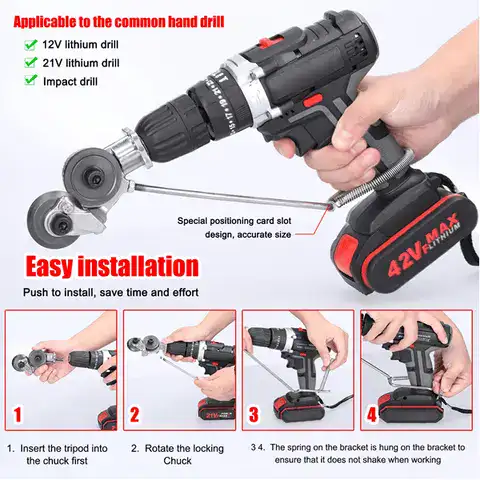 Metal Cutting Adapter for Drill